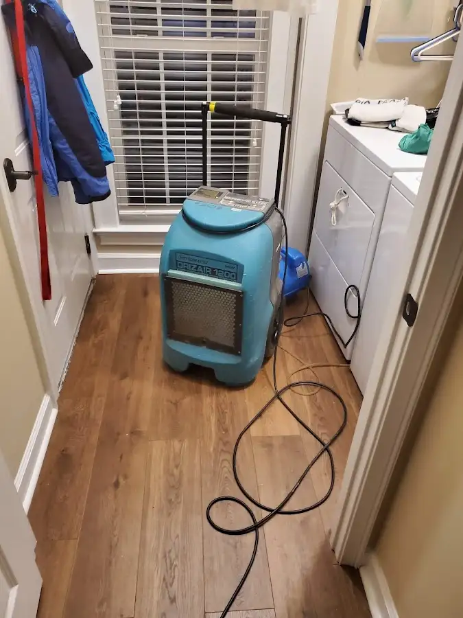 Commercial dehumidifier deployed for Flood Damage Cleanup in Leesville